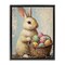 Stupell Industries Easter Bunny Basket Floating Frame By Franklyn Gregory